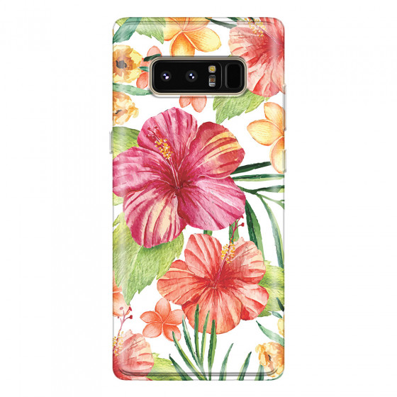 SAMSUNG - Galaxy Note 8 - Soft Clear Case - Tropical Vibes