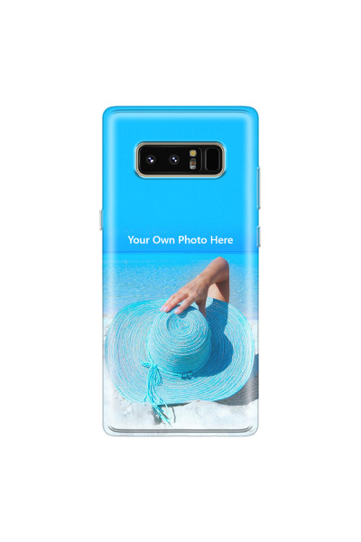 SAMSUNG - Galaxy Note 8 - Soft Clear Case - Single Photo Case