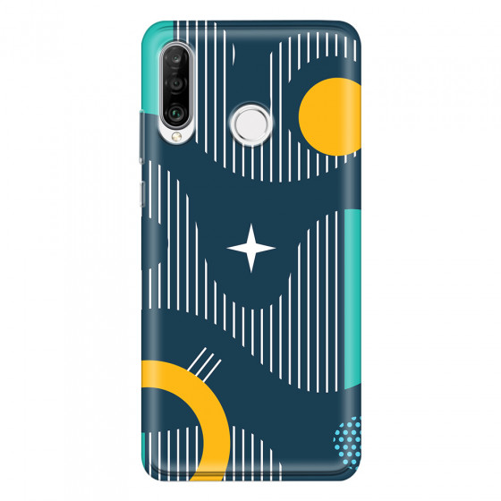 HUAWEI - P30 Lite - Soft Clear Case - Retro Style Series IV.