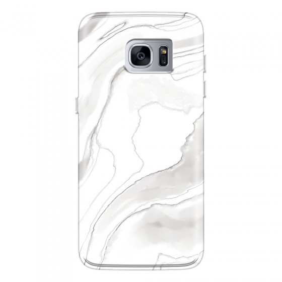SAMSUNG - Galaxy S7 Edge - Soft Clear Case - Pure Marble Collection III.