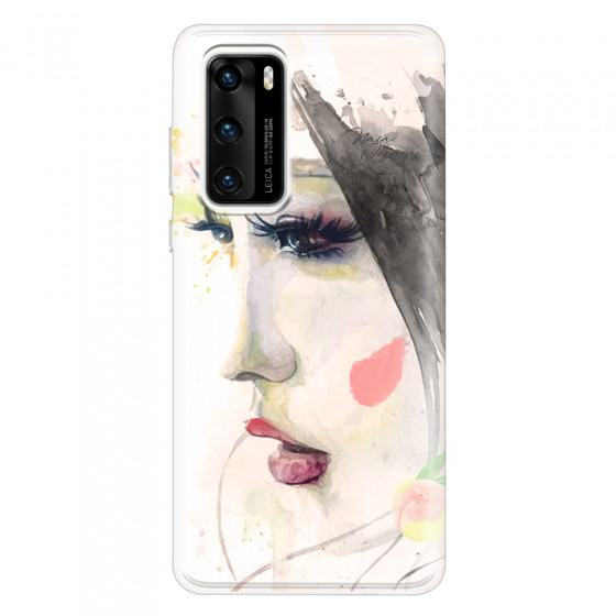 HUAWEI - P40 - Soft Clear Case - Face of a Beauty