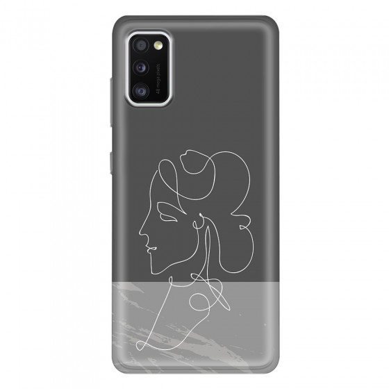 SAMSUNG - Galaxy A41 - Soft Clear Case - Miss Marble