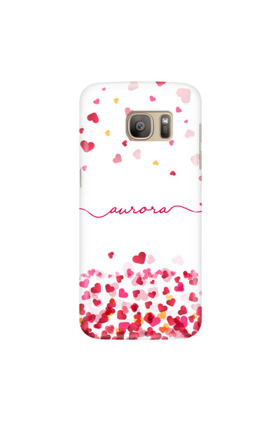 SAMSUNG - Galaxy S7 - 3D Snap Case - Scattered Hearts