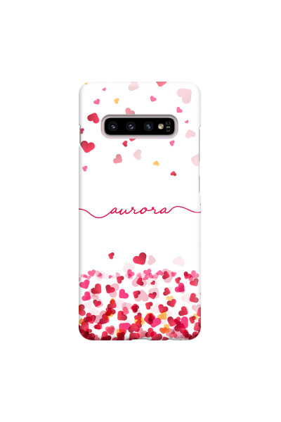 SAMSUNG - Galaxy S10 Plus - 3D Snap Case - Scattered Hearts