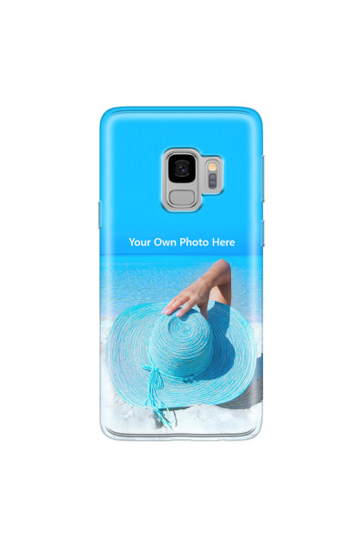 SAMSUNG - Galaxy S9 - Soft Clear Case - Single Photo Case