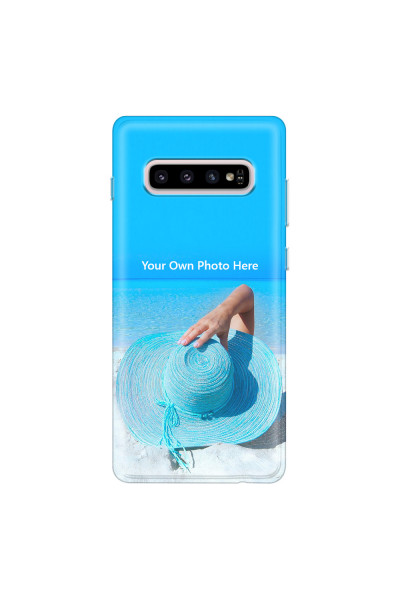 SAMSUNG - Galaxy S10 - Soft Clear Case - Single Photo Case
