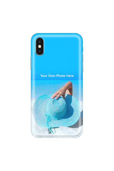 APPLE - iPhone XS Max - Soft Clear Case - Single Photo Case
