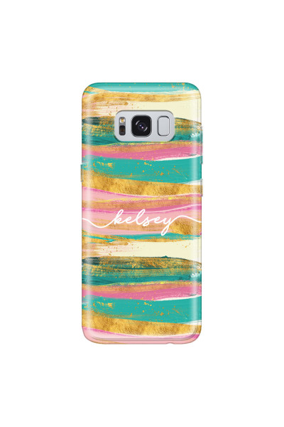 SAMSUNG - Galaxy S8 Plus - Soft Clear Case - Pastel Palette