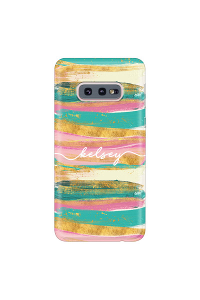 SAMSUNG - Galaxy S10e - Soft Clear Case - Pastel Palette