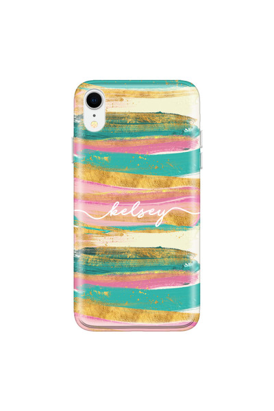 APPLE - iPhone XR - Soft Clear Case - Pastel Palette
