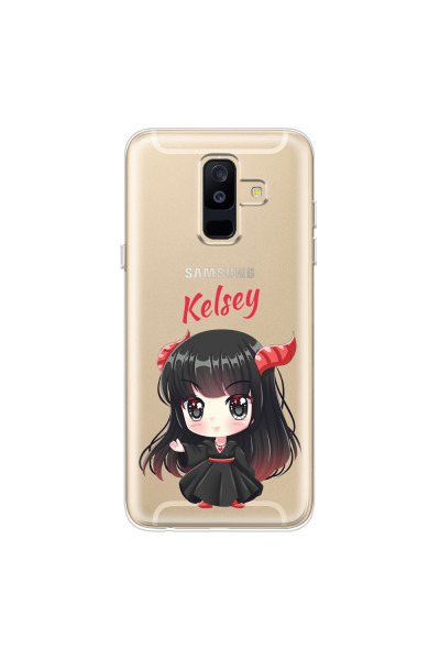 SAMSUNG - Galaxy A6 Plus - Soft Clear Case - Chibi Kelsey