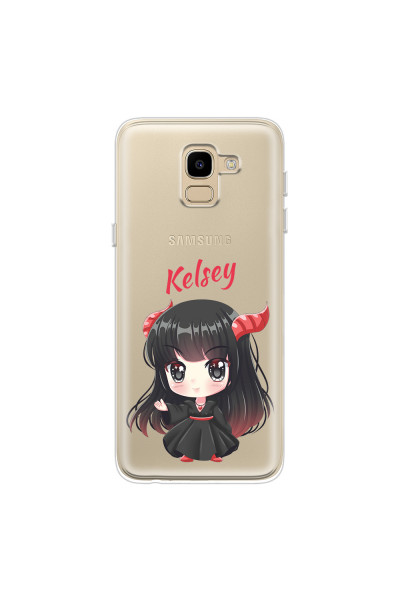SAMSUNG - Galaxy J6 - Soft Clear Case - Chibi Kelsey