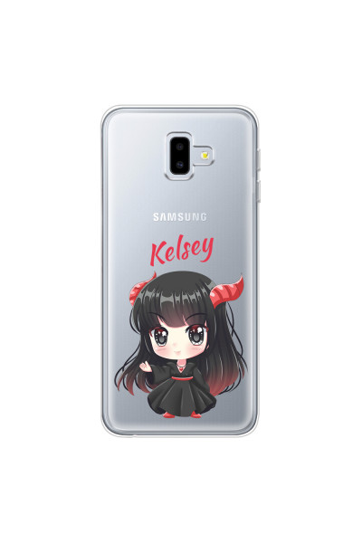 SAMSUNG - Galaxy J6 Plus - Soft Clear Case - Chibi Kelsey