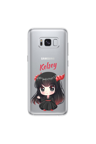 SAMSUNG - Galaxy S8 Plus - Soft Clear Case - Chibi Kelsey
