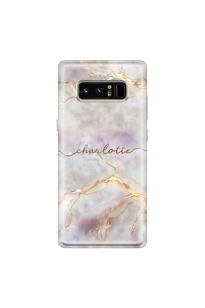 SAMSUNG - Galaxy Note 8 - Soft Clear Case - Marble Rootage