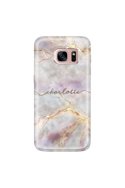 SAMSUNG - Galaxy S7 - Soft Clear Case - Marble Rootage