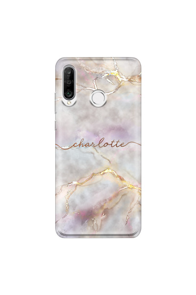 HUAWEI - P30 Lite - Soft Clear Case - Marble Rootage