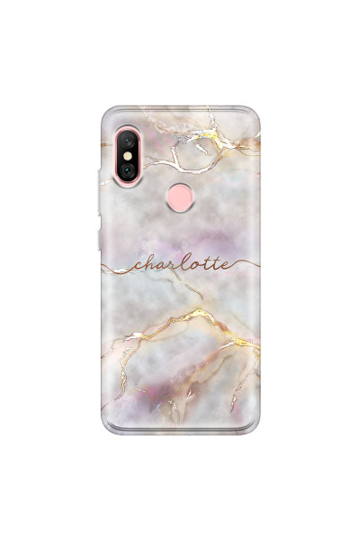 XIAOMI - Redmi Note 6 Pro - Soft Clear Case - Marble Rootage