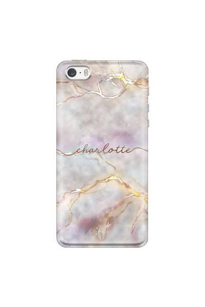 APPLE - iPhone 5S - Soft Clear Case - Marble Rootage