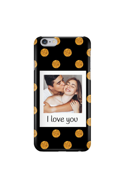 APPLE - iPhone 6S - 3D Snap Case - Single Love Dots Photo
