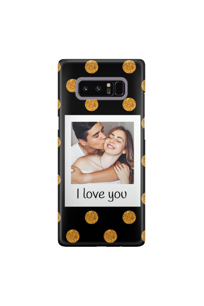 Shop by Style - Custom Photo Cases - SAMSUNG - Galaxy Note 8 - 3D Snap Case - Single Love Dots Photo