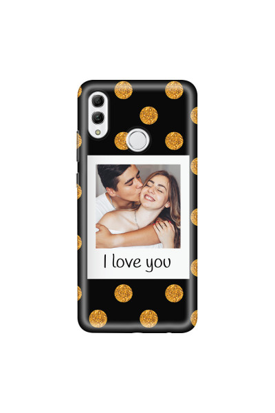 HONOR - Honor 10 Lite - Soft Clear Case - Single Love Dots Photo