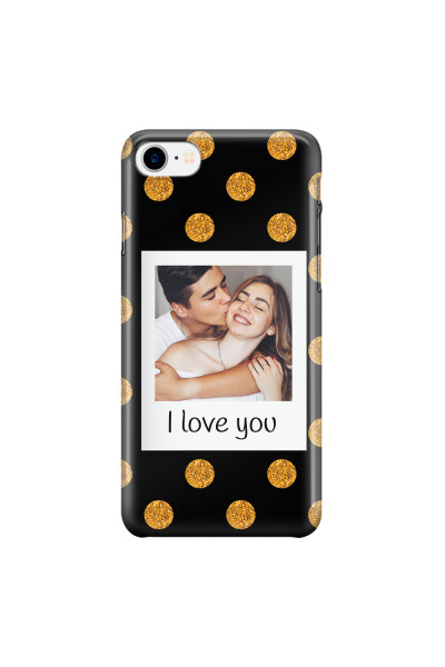 APPLE - iPhone 7 - 3D Snap Case - Single Love Dots Photo