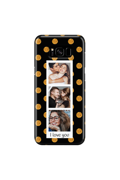 SAMSUNG - Galaxy S8 Plus - 3D Snap Case - Triple Love Dots Photo