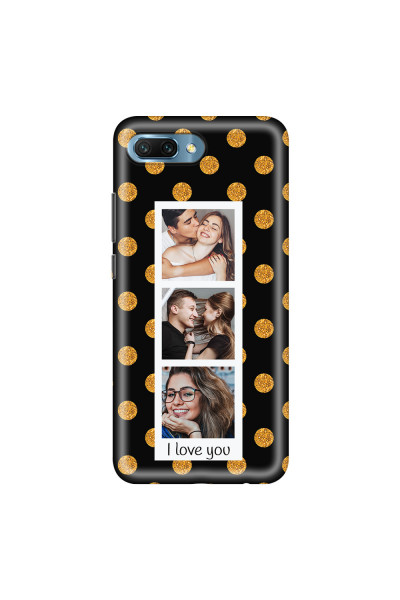HONOR - Honor 10 - Soft Clear Case - Triple Love Dots Photo