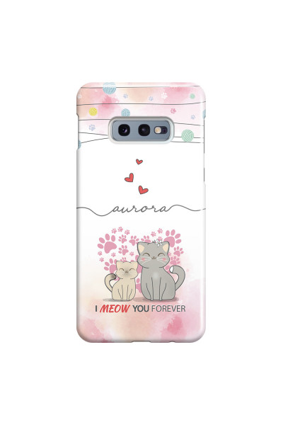 SAMSUNG - Galaxy S10e - 3D Snap Case - I Meow You Forever