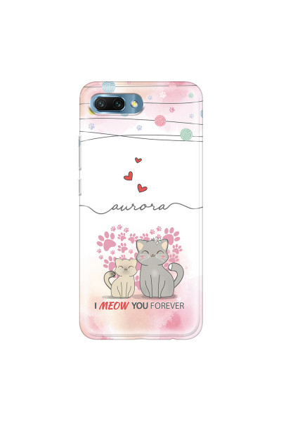 HONOR - Honor 10 - Soft Clear Case - I Meow You Forever