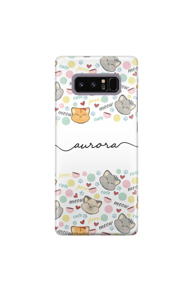 Shop by Style - Custom Photo Cases - SAMSUNG - Galaxy Note 8 - 3D Snap Case - Cute Kitten Pattern