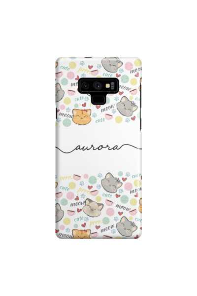 SAMSUNG - Galaxy Note 9 - 3D Snap Case - Cute Kitten Pattern