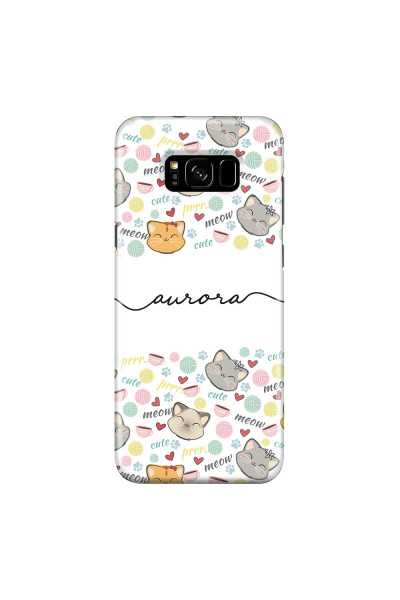 SAMSUNG - Galaxy S8 Plus - 3D Snap Case - Cute Kitten Pattern