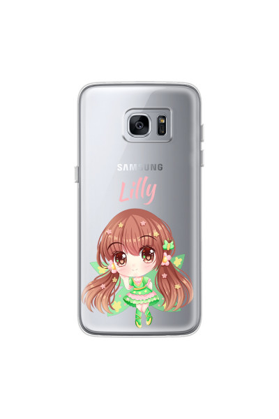 SAMSUNG - Galaxy S7 Edge - Soft Clear Case - Chibi Lilly