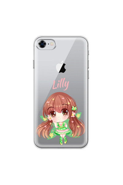 APPLE - iPhone 8 - Soft Clear Case - Chibi Lilly