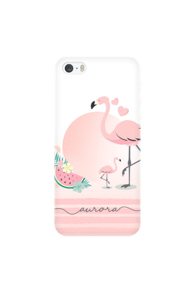 APPLE - iPhone 5S - 3D Snap Case - Flamingo Vibes Handwritten