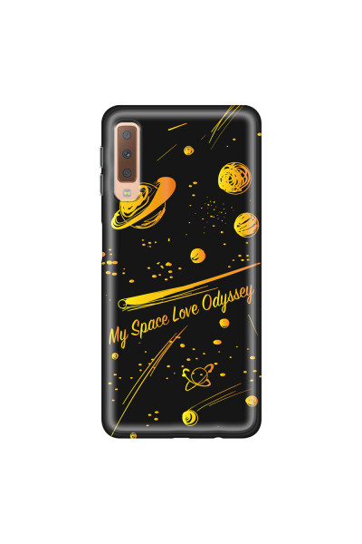 SAMSUNG - Galaxy A7 2018 - Soft Clear Case - Dark Space Odyssey