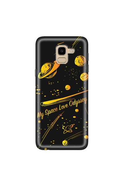 SAMSUNG - Galaxy J6 - Soft Clear Case - Dark Space Odyssey