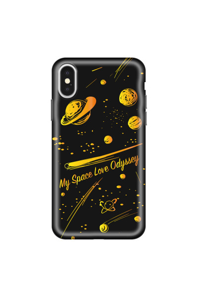 APPLE - iPhone X - Soft Clear Case - Dark Space Odyssey
