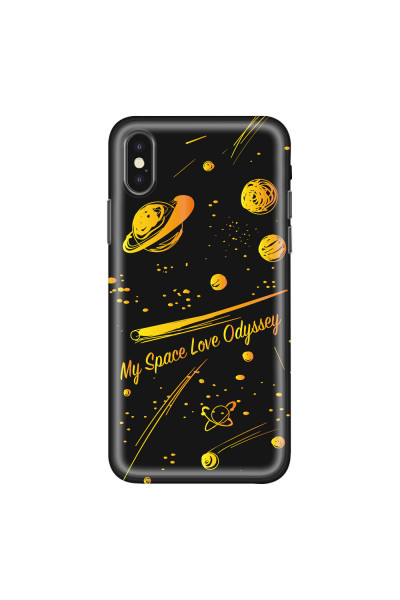 APPLE - iPhone XS Max - Soft Clear Case - Dark Space Odyssey