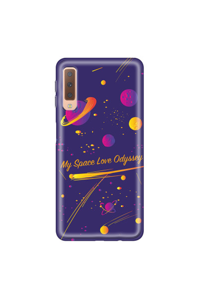 SAMSUNG - Galaxy A7 2018 - Soft Clear Case - Love Space Odyssey