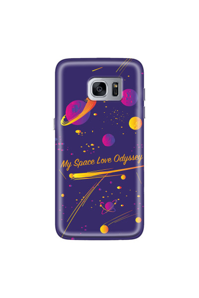 SAMSUNG - Galaxy S7 Edge - Soft Clear Case - Love Space Odyssey