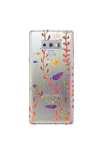 SAMSUNG - Galaxy Note 9 - Soft Clear Case - Clear Underwater World