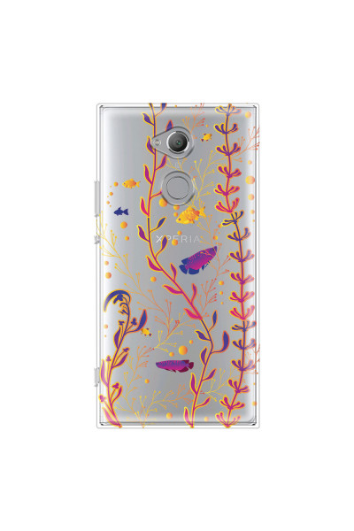 SONY - Sony XA2 Ultra - Soft Clear Case - Clear Underwater World