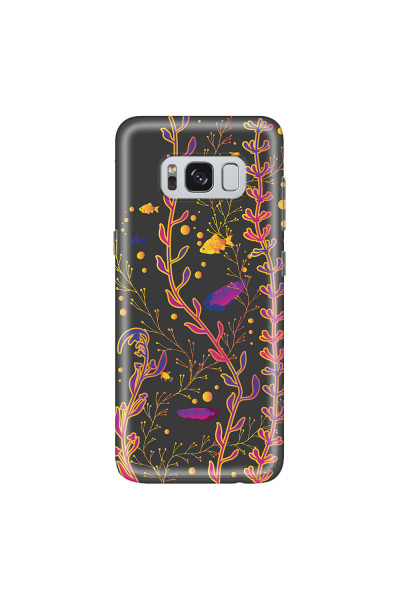 SAMSUNG - Galaxy S8 Plus - Soft Clear Case - Midnight Aquarium