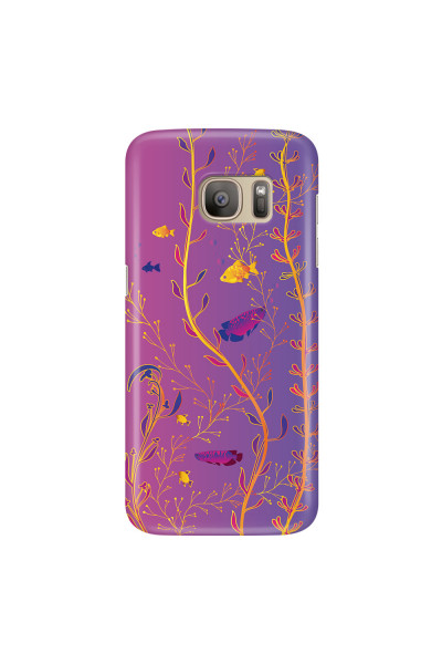 SAMSUNG - Galaxy S7 - 3D Snap Case - Gradient Underwater World