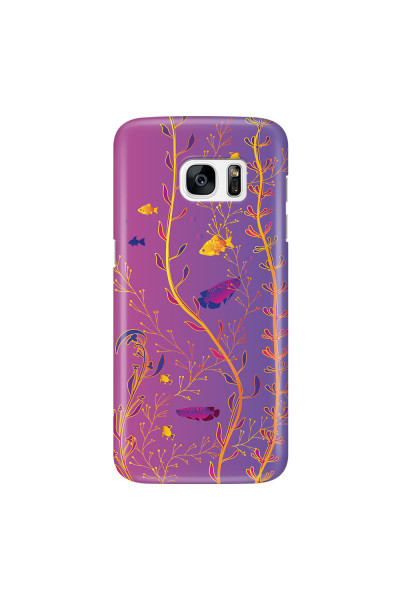 SAMSUNG - Galaxy S7 Edge - 3D Snap Case - Gradient Underwater World