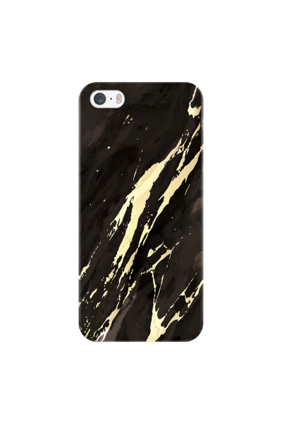 APPLE - iPhone 5S - 3D Snap Case - Marble Ivory Black