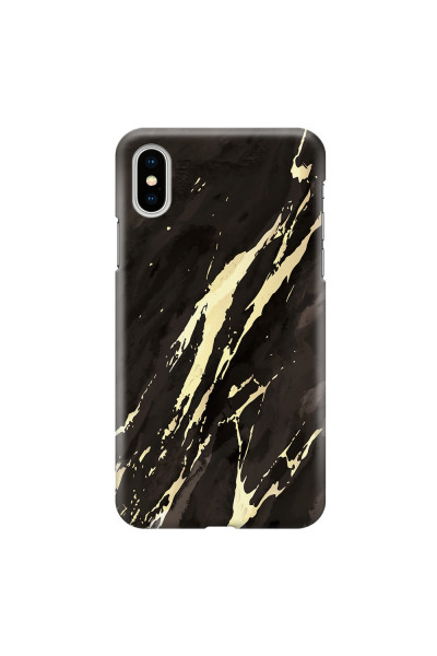 APPLE - iPhone XS Max - 3D Snap Case - Marble Ivory Black